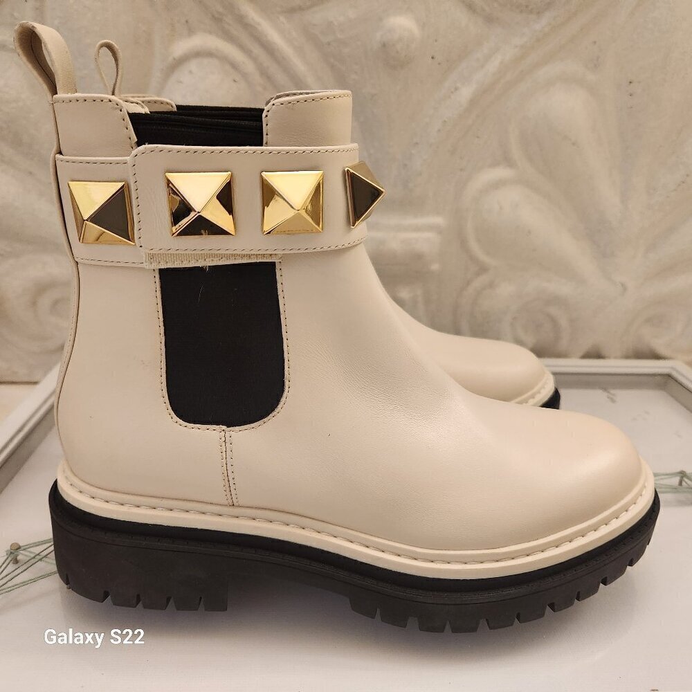 Michael Kors Womens Stark Leather Chelsea Ankle Boots. NWT. Size 5 - Picture 2 of 13